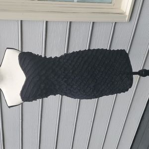 Love Notes Ruffle Bodycon Strapless Dress